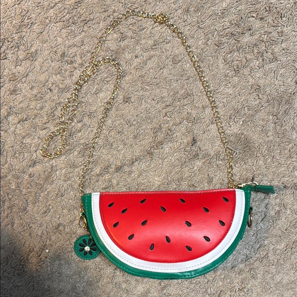 Watermelon Slice Crossbody Bag